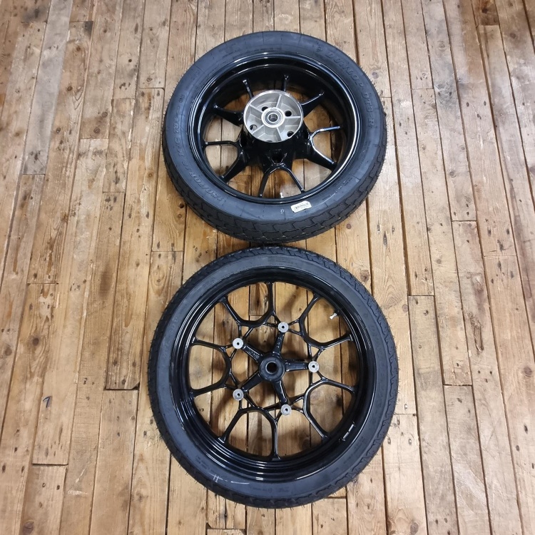 Indian FTR 1200 pair of wheels and tyres
